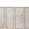 Online KAEMINGK Tableau graminées coloris blanc en bois - 50 x 20 x 1,4 cm