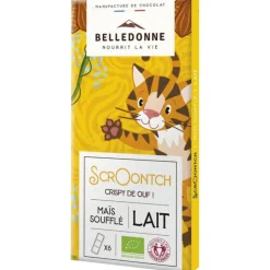 Clearance BELLEDONNE Tablette lait crispy bio - 80 g