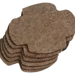 Clearance FLAMINGO Tapis de nidification pour oiseaux coloris marron en feutre Japie – x 6