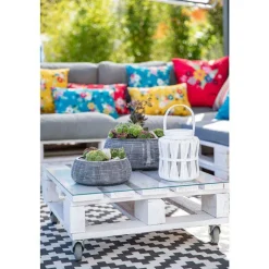 Outlet FAB HAB Tapis Kilimanjaro crème et noir - 240x300 cm