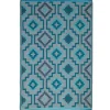 Discount FAB HAB Tapis Lhasa Teal en polypropylène recyclé - 120 x 180 cm
