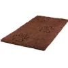 Best NEWCONCEPT Tapis marron à motif pattes XL - 152 x 76 cm