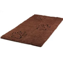 Best NEWCONCEPT Tapis marron à motif pattes XL - 152 x 76 cm