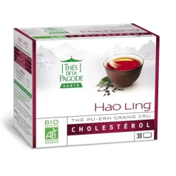 Discount THES DE LA PAGODE Thé bio Hao Ling Thés de la Pagode - 30 infusettes
