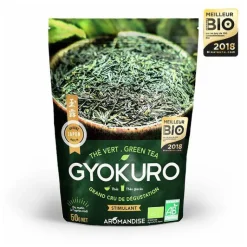 Sale AROMANDISE Thé vert gyokuro bio en sachet de 50 g