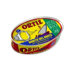 New ORTIZ Thon blanc germon à l'huile olive bio - 112 g