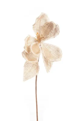 Tige de Magnolia en jute marron - Ø 10 x 76 cm