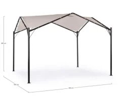 Online Tonnelle DOME -en acier BIZZOTTO - 3.5m x 3.5m
