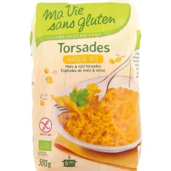 Clearance MA VIE SANS GLUTEN Torsades maïs et riz sans gluten 500 g