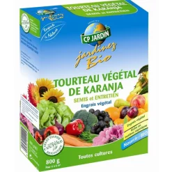 CP JARDIN Tourteau Végétal de Karanja 800 g 16,6x6,2x21,5 cm