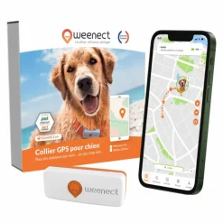 Discount WEENECT Traceur GPS pour chien coloris blanc