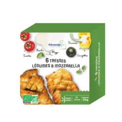 Clearance KILIMANDJABIO Tresses aux légumes et mozzarella bio x 6 – 360 g