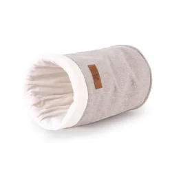 BUBIMEX Tunnel douillet pour petit mammifère coloris beige - 23 x 35 x 35 cm