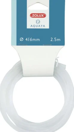 Clearance ZOLUX Tuyau air souple pour aquarium eau de mer en silicone coloris transparent - 2,50 M 4/6 mm