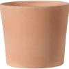 Outlet DEROMA Vase cilindrico clair en terre cuite D16 x H13,7