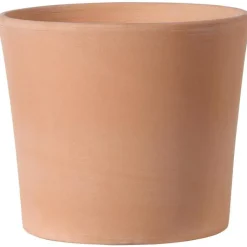 Outlet DEROMA Vase cilindrico clair en terre cuite D16 x H13,7