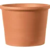 Sale DEROMA Vase cylindrique rouge en terre cuite D18 x H13,5