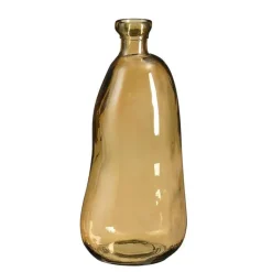 New EDELMAN Vase en verre recyclé beige Organic - Ø 22 x H 51 cm