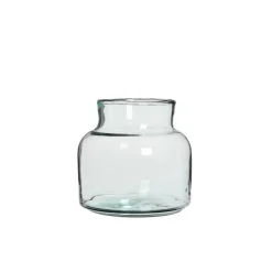 Hot Vase Vienne en verre transparent H 20 Ø 21 cm