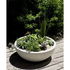 Best EDA Vasque Graphit Blanc cérusé - D59 x H21