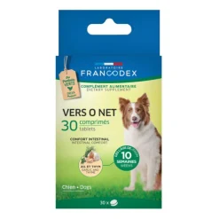 Outlet FRANCODEX Vermifuge pour chien et chiot Vers O Net - 30 comprimés