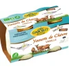 Outlet GABORIT Yaourt au lait de chèvre bio aromatisé vanille - 2 x 125 g