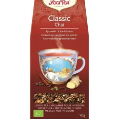 YOGI TEA classic chai vrac en pochon marron de 90 g