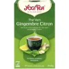 Outlet YOGI TEA Thé vert gingembre citron – La boîte de 17 sachets