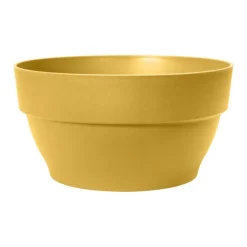 Best ELHO Coupe ronde en plastique recyclé jaune miel Vibia Campana - Ø 27 x H 14 cm