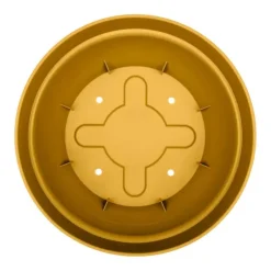 Best ELHO Coupe ronde en plastique recyclé jaune miel Vibia Campana - Ø 27 x H 14 cm