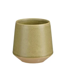 EDELMAN Gobelet en grès vert Nika - Ø 7 x H 8 cm