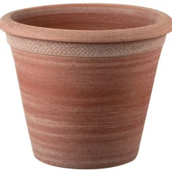 Clearance ANTICOMESTIERE Pot Fascia Impruneta en terre cuite Garden - Ø 25 x 21 cm