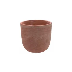 Clearance ANTICOMESTIERE Pot rond Moderne de 8 L en terre cuite Ø 25 x 23 cm