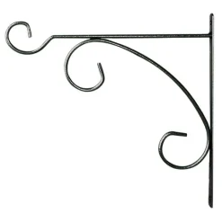 Best LOUIS MOULIN Potence en fer rond gris martelé 40 cm