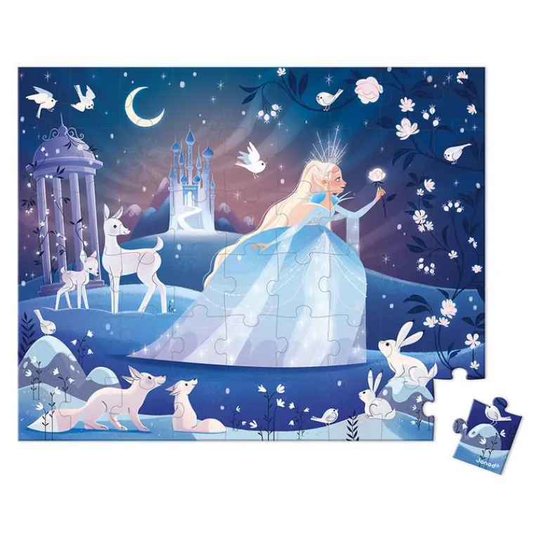 Discount JANOD Puzzle féérie des glaces en carton Juratoys - 54 pièces