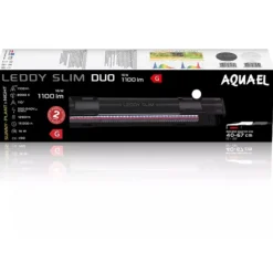 Outlet BLUE CORAL Rampe LED aquarium eau douce, duo Sunny & Plant, noir - AQUAEL Leddy Slim 2.0, 16 W