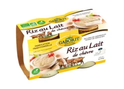Outlet GABORIT Riz au lait de chèvre bio - 2 x 125 g