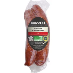 Best BONVAL Saucisse de Montbéliard IGP x 2 / 300g