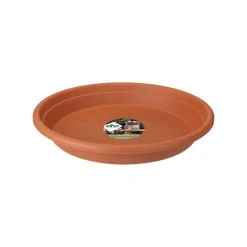 Clearance ELHO Soucoupe Ronde couleur terre cuite - Ø 25x3.7 cm